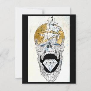 Tarjeta Pequeña Calavera