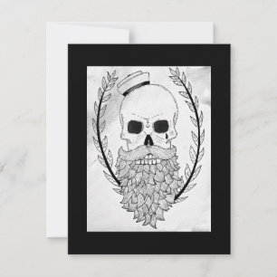 Tarjeta Pequeña Calavera de Marinero