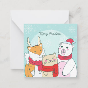 Tarjeta Pequeña Calendario de Adviento Lindo