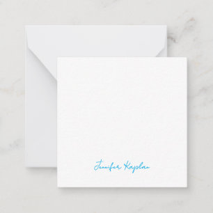 Tarjeta Pequeña Caligrafía clásica minimalista profesional