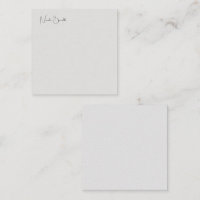 Caligrafía Minimalista singulares de Platino Gris