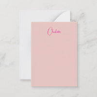 Caligrafía Rosa Dorada Elegante Sencilla Nombre