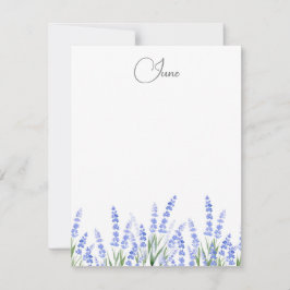 Tarjeta Pequeña Campo de Lavender 2