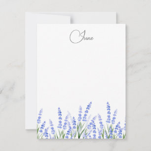 Tarjeta Pequeña Campo de Lavender 2