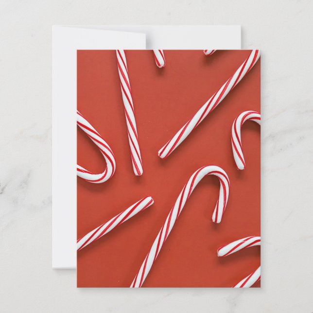 Tarjeta Pequeña Candy Cane Dreamland (Anverso)