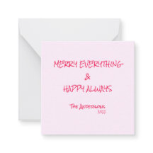 Candy Cane Pink Felices Fiestas Merry Todo