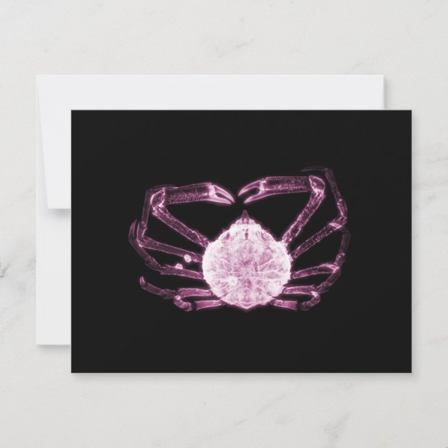 Tarjeta Pequeña Cangrejo de rayos X (Anverso)
