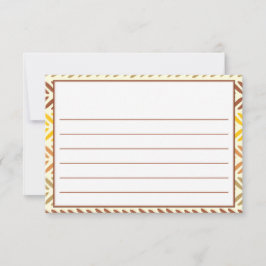 Tarjeta Pequeña Cápsula del tiempo Boho Rainbow Woodland