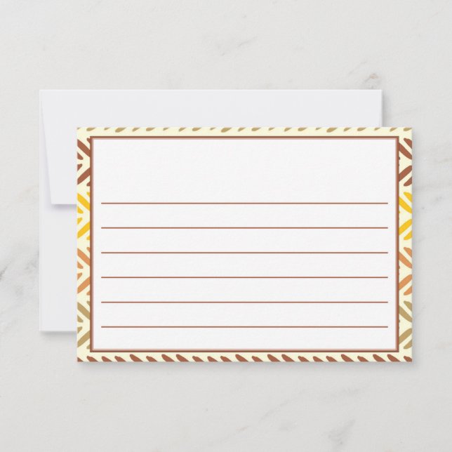 Tarjeta Pequeña Cápsula del tiempo Boho Rainbow Woodland (Anverso)