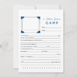 Tarjeta Pequeña Carta de Camp Stationery