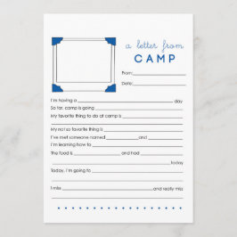 Tarjeta Pequeña Carta de Camp Stationery