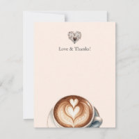 Cartas de agradecimiento por el tema del café
