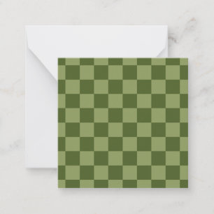 Tarjeta Pequeña Cartón verde Moss