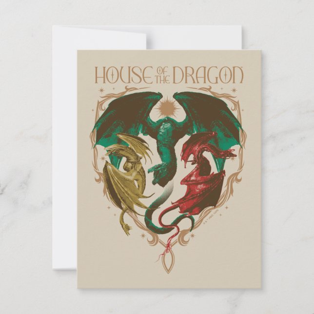 Tarjeta Pequeña Casa del Dragón | Dragon Shield (Anverso)