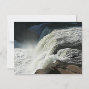 Tarjeta Pequeña Cascada Ohiopyle en Pensilvania