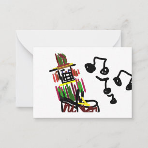 Tarjeta Pequeña Cascanueces Navidad canta 