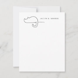 Tarjeta Pequeña Cat Loaf | Gato Lover Personalizado