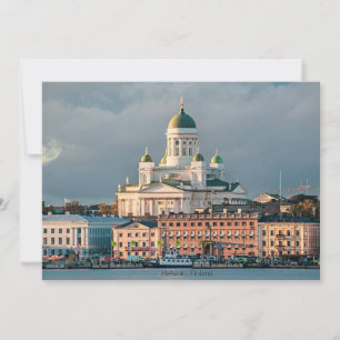 Tarjeta Pequeña Catedral de Helsinki, Finlandia
