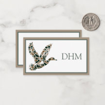 Cazadora Pato de Monograma de Camuflaje Elegante