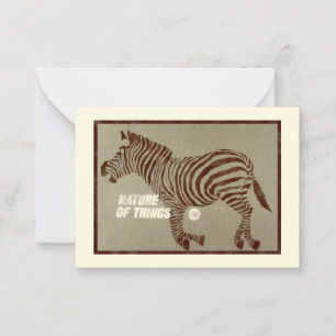 Tarjeta Pequeña CBC 1966 - Promoción de la Naturaleza de las Cosas