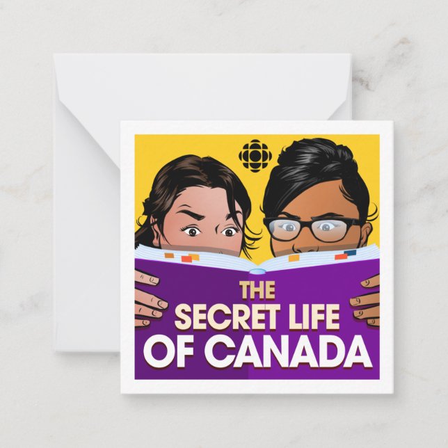 Tarjeta Pequeña CBC La vida secreta de Canadá (Anverso)