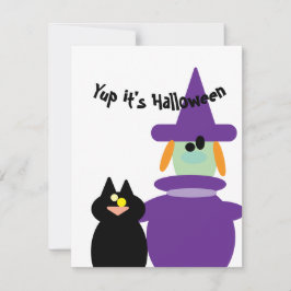 Tarjeta Pequeña Celebración sencilla de Halloween