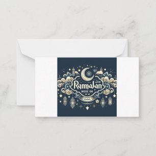 Tarjeta Pequeña Celebrar Ramadán con modo Ramadán