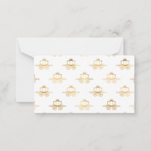 Tarjeta Pequeña Cenicienta Princesa Real Magia