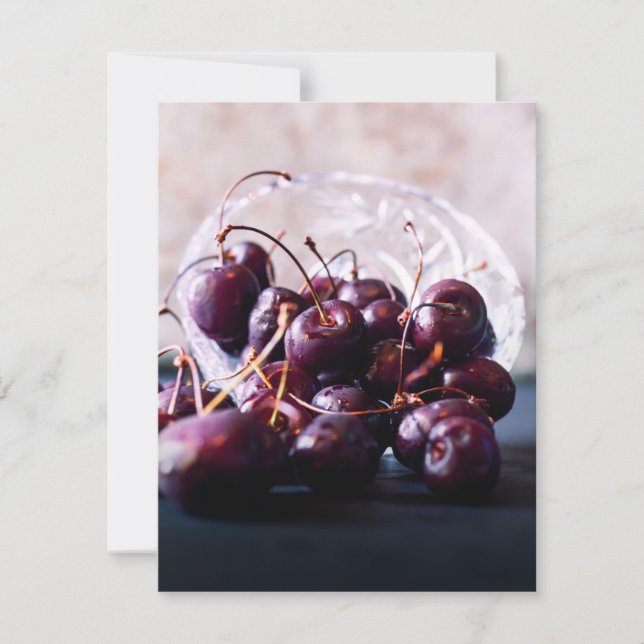 Tarjeta Pequeña Cerezas (Anverso)