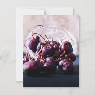 Tarjeta Pequeña Cerezas