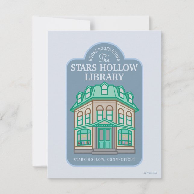 Tarjeta Pequeña Chicas Gilmore | Biblioteca Stars Hollow (Anverso)