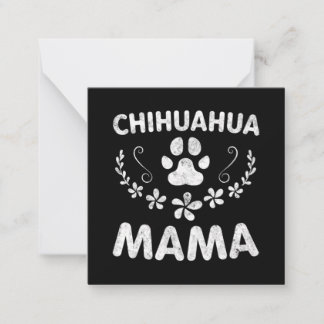 Tarjeta Pequeña Chihuahua Mama