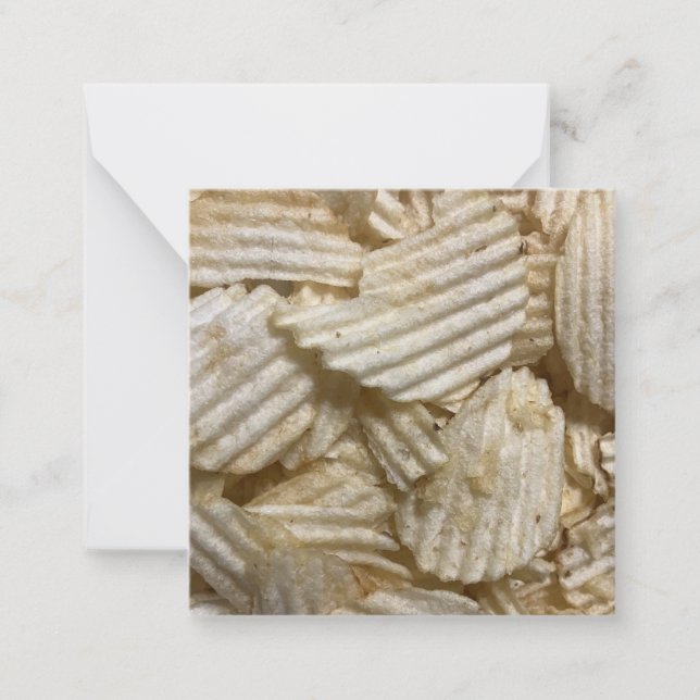 Tarjeta Pequeña Chips de papa (Anverso)