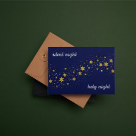 Tarjeta Pequeña Christmas Card: Silent night, holy night