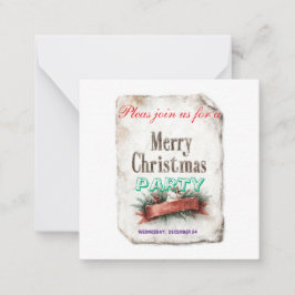 Tarjeta Pequeña christmas invitations cards