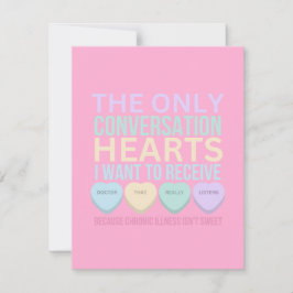 Tarjeta Pequeña Chronic Illness Valentines 