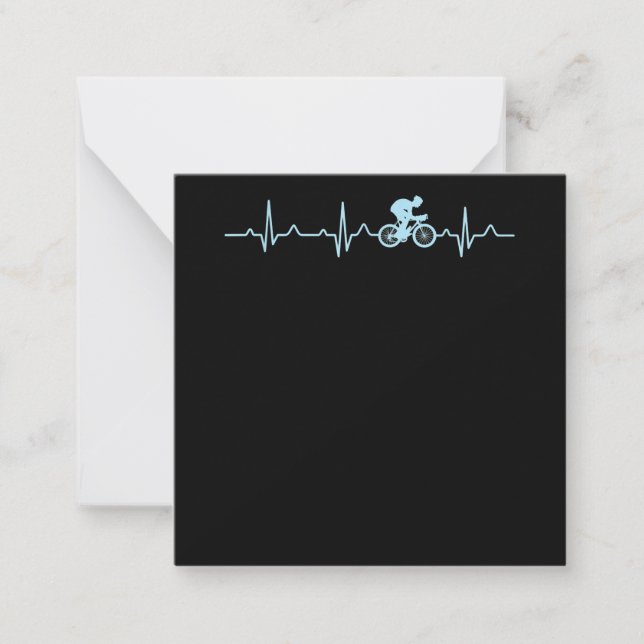 Tarjeta Pequeña ciclismo de montaña impresionante (Anverso)