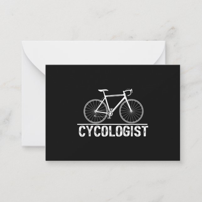 Tarjeta Pequeña Ciclista ciclista ciclista ciclista (Anverso)