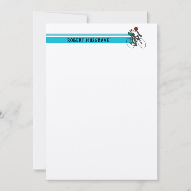 Tarjeta Pequeña Ciclista número 1 (Anverso)