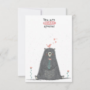 Tarjeta Pequeña Clase de beary especial día de San Valentín 