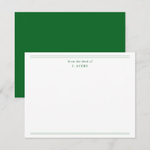 Tarjeta Pequeña Clásico de De parte de Green