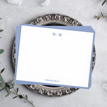 Clásico Monograma Personalizado para Boda de Parej