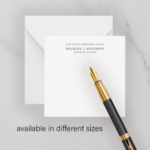 Tarjeta Pequeña Clásico profesional simple y personalizado