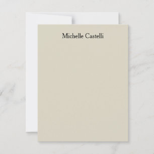 Tarjeta Pequeña Clásico Único Profesional Simple