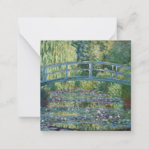 Tarjeta Pequeña Claude Monet - Armonía verde