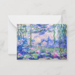 Tarjeta Pequeña Claude Monet - Lilies de agua / Nympheas 1919<br><div class="desc">Lilies de agua / Nympheas (W.1852) - Claude Monet,  Petróleo en lienzo,  1916-1919</div>