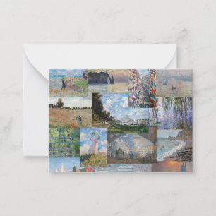 Tarjeta Pequeña Claude Monet - Patchwork