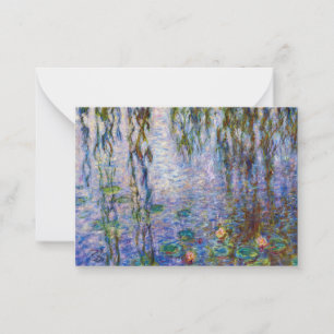 Tarjeta Pequeña Claude Monet - Water Lilies