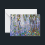 Tarjeta Pequeña Claude Monet - Water Lilies<br><div class="desc">Lilies de agua/Nympheas por Claude Monet en 1916-1919</div>