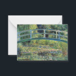 Tarjeta Pequeña Claude Monet - Water Lily Pond y Puente Japanés<br><div class="desc">The Water Lily Pond and the Japanese Bridge / Le Bassin aux nympheas - Claude Monet,  1899</div>